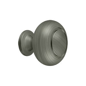 Deltana Round Knob with Groove