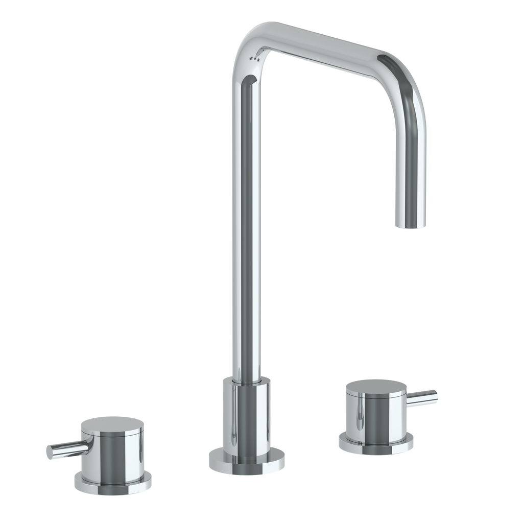 Watermark 22-7-TIB Titanium Kitchen Deck Mounted 3 Hole Square Top