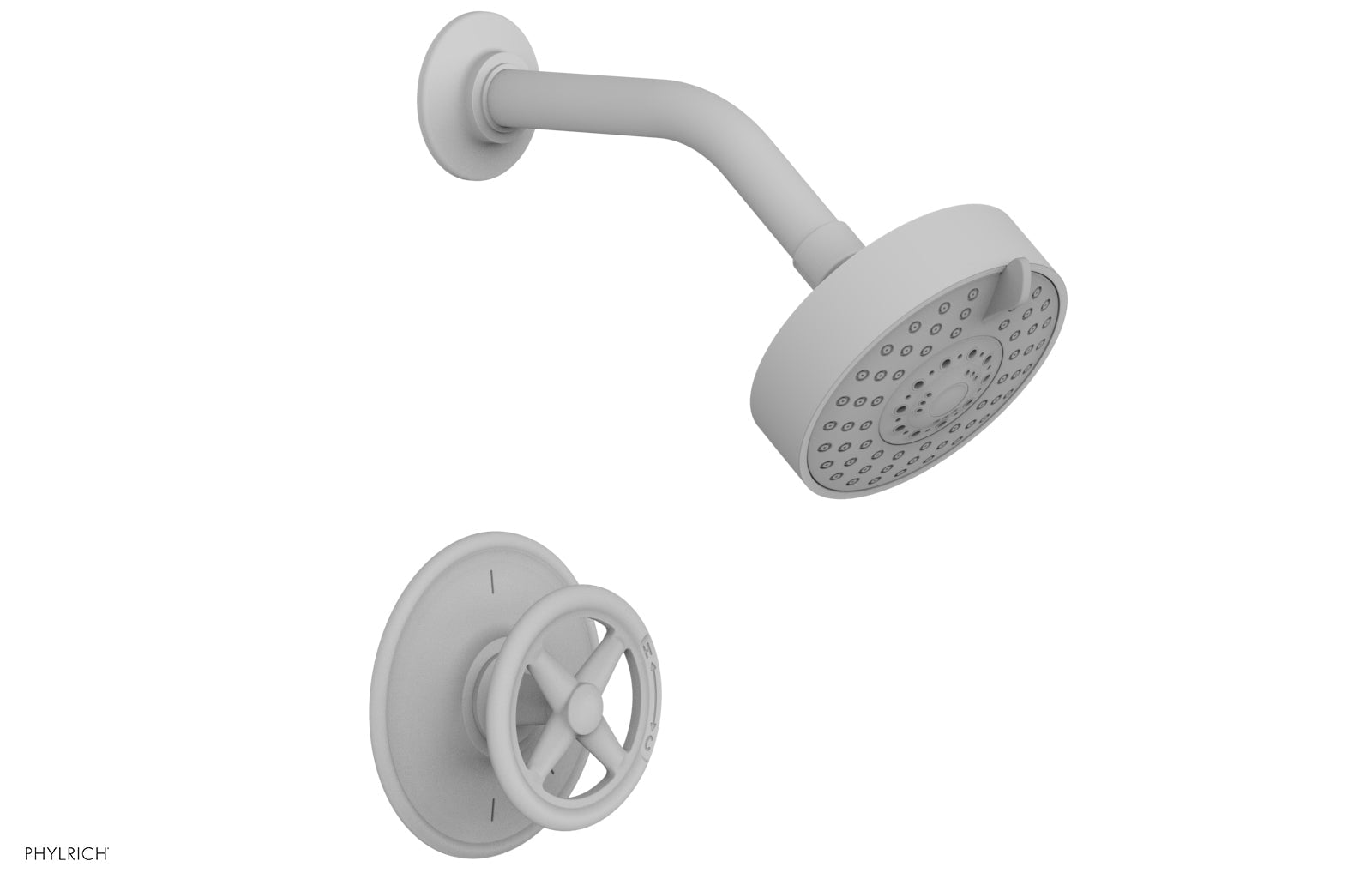 Phylrich WORKS Pressure Balance Shower Set - Cross Handle