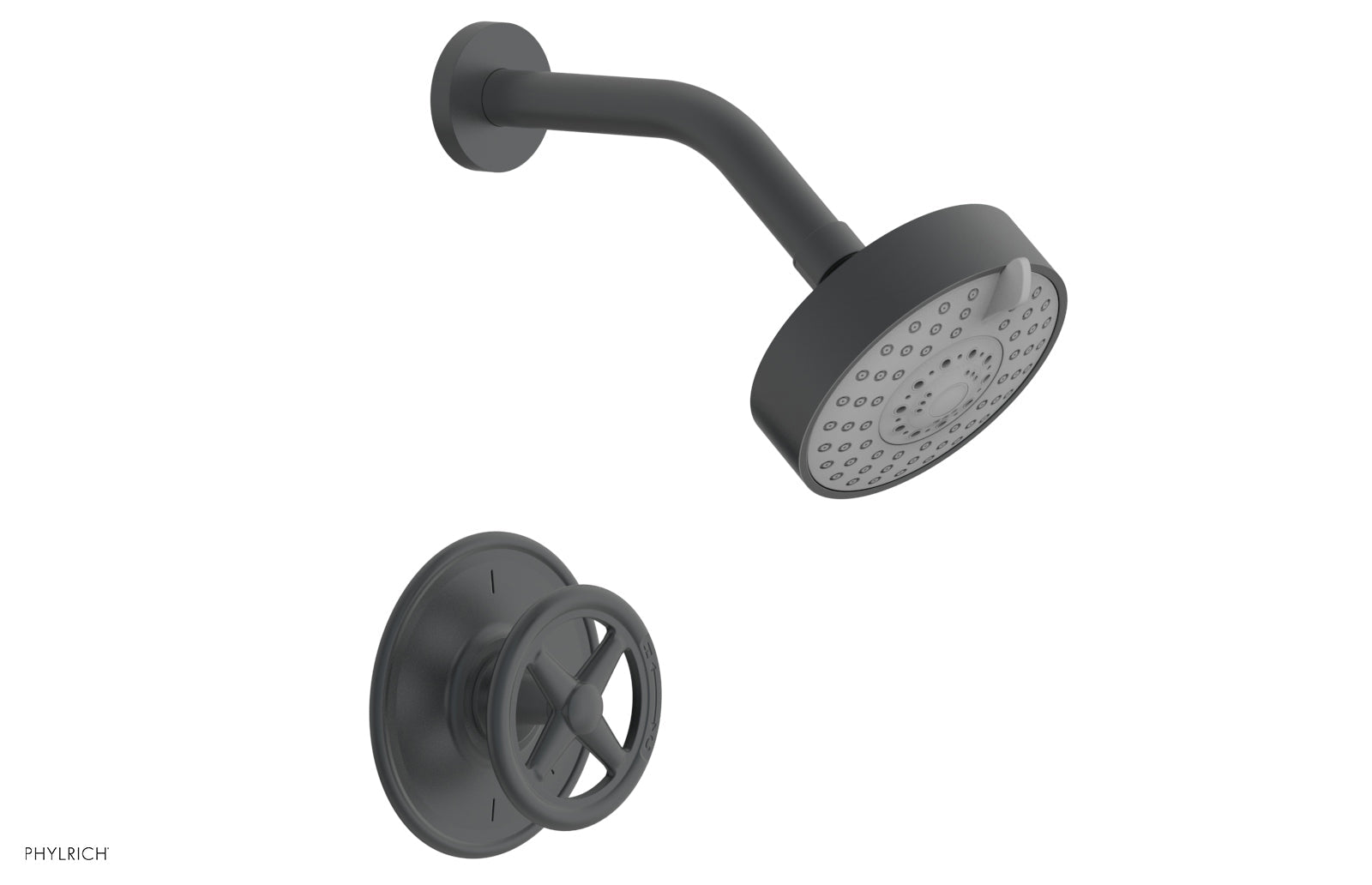 Phylrich WORKS Pressure Balance Shower Set - Cross Handle