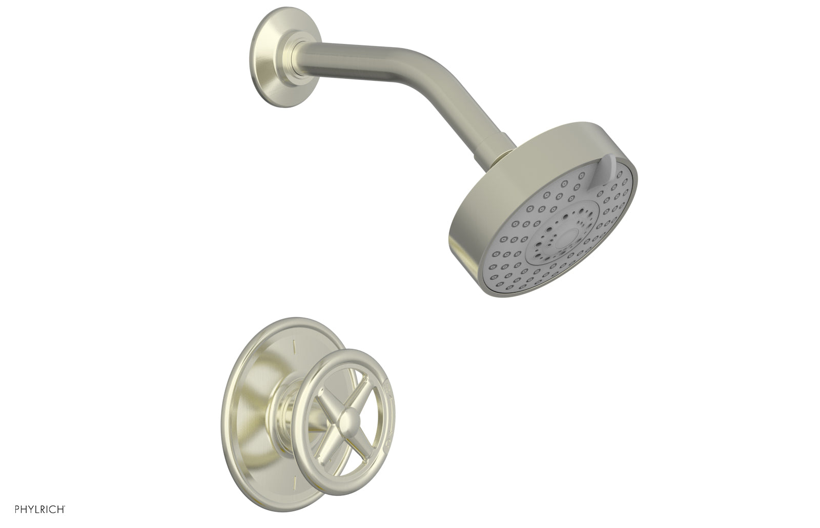 Phylrich WORKS Pressure Balance Shower Set - Cross Handle