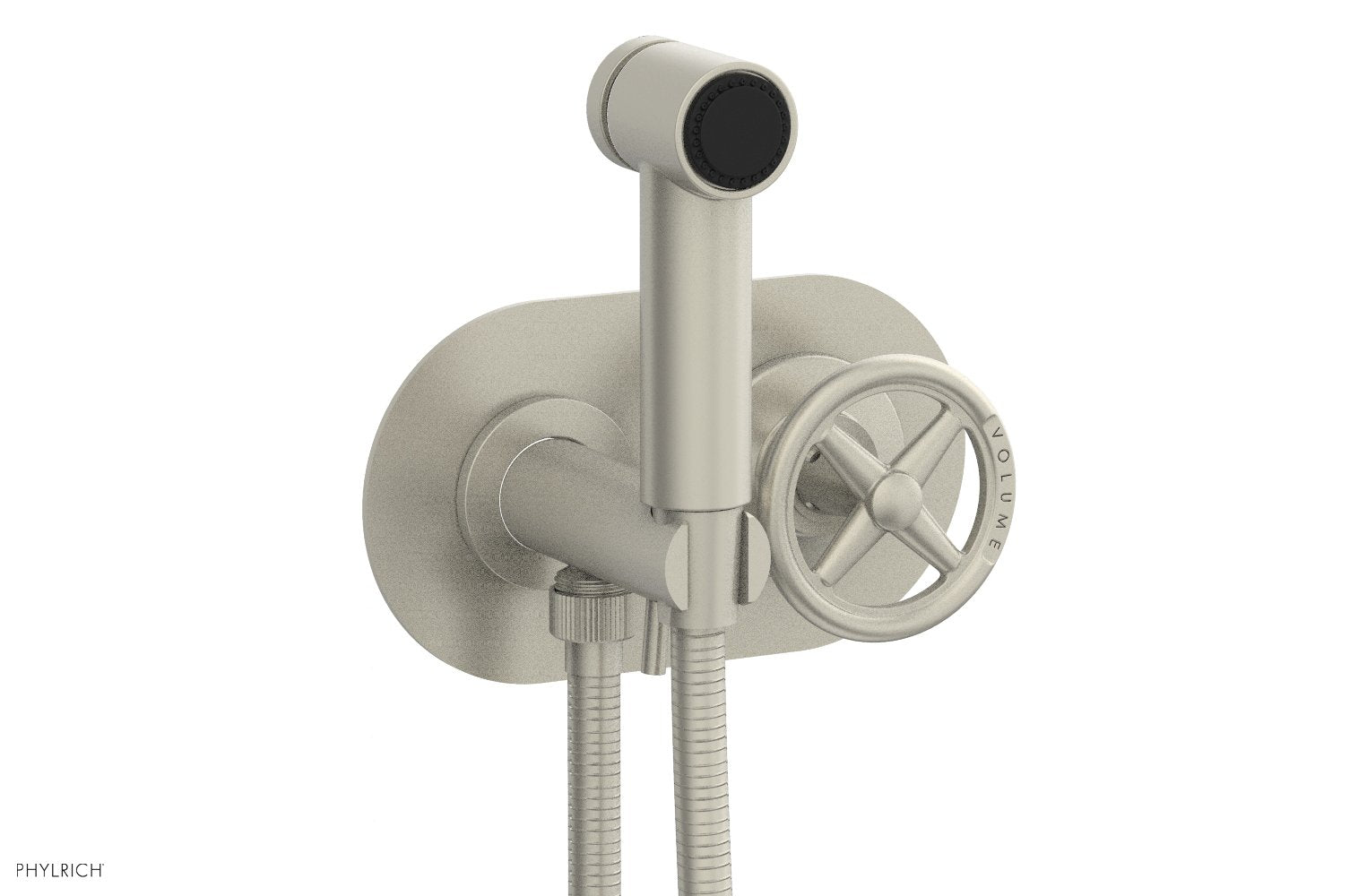 Phylrich WORKS Wall Mounted Bidet, Cross Handle