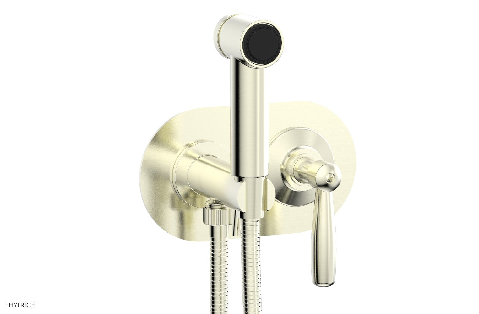 Phylrich WORKS Wall Mounted Bidet, Lever Handle