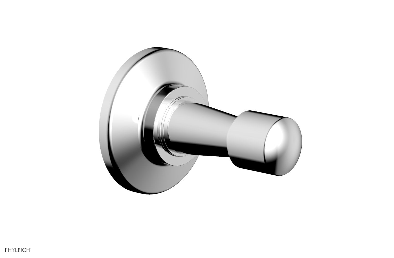 polished chrome robe hook