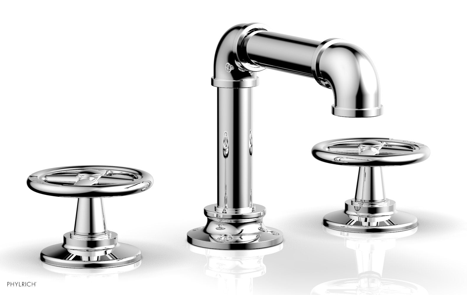 polished chrome faucet