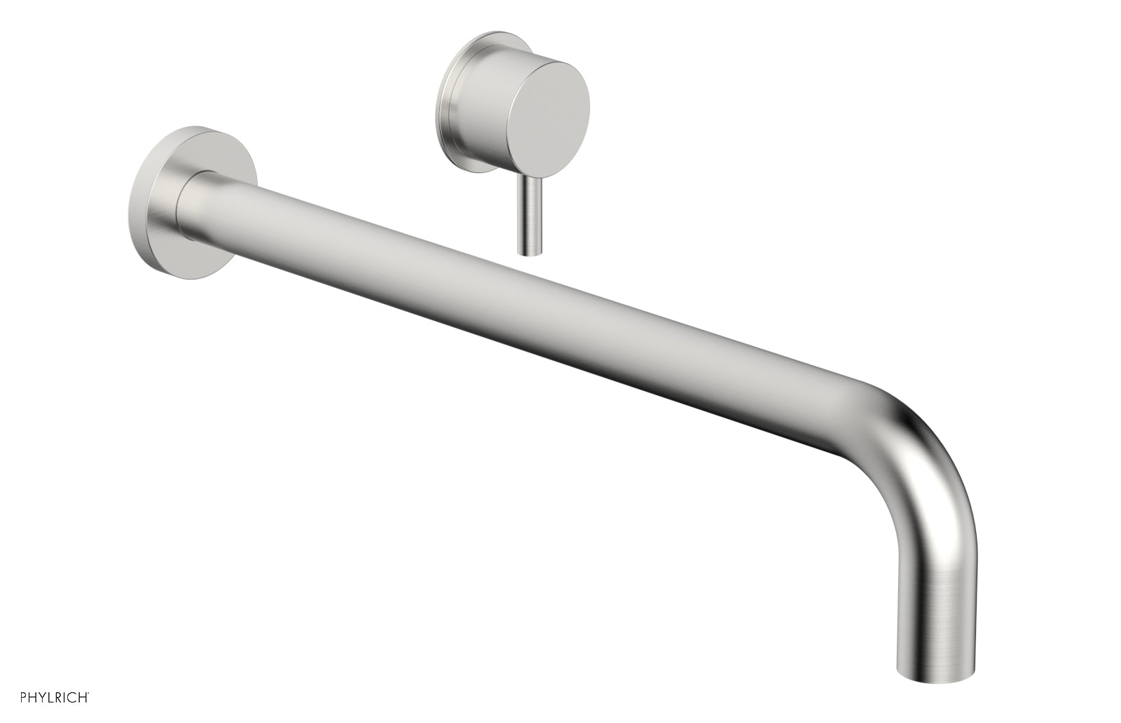 Phylrich Basic II 14" Single Handle Wall Lavatory Set - Lever Handle