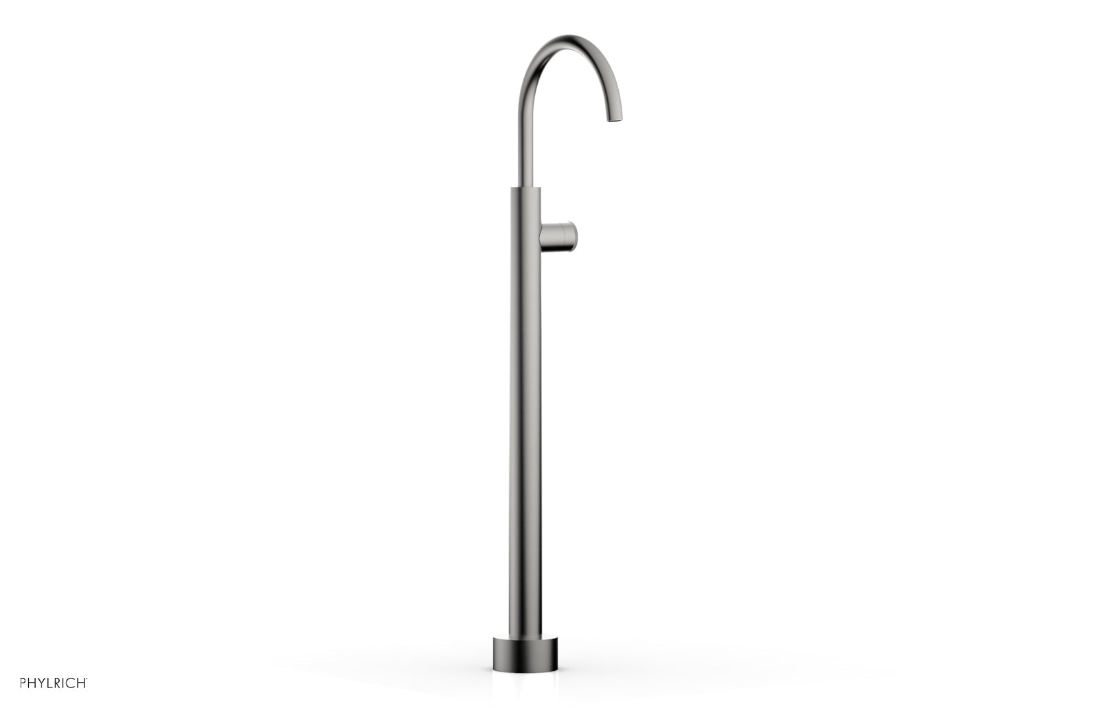 Phylrich BASIC II Tall Floor Mount Tub Filler - Knurled Handle