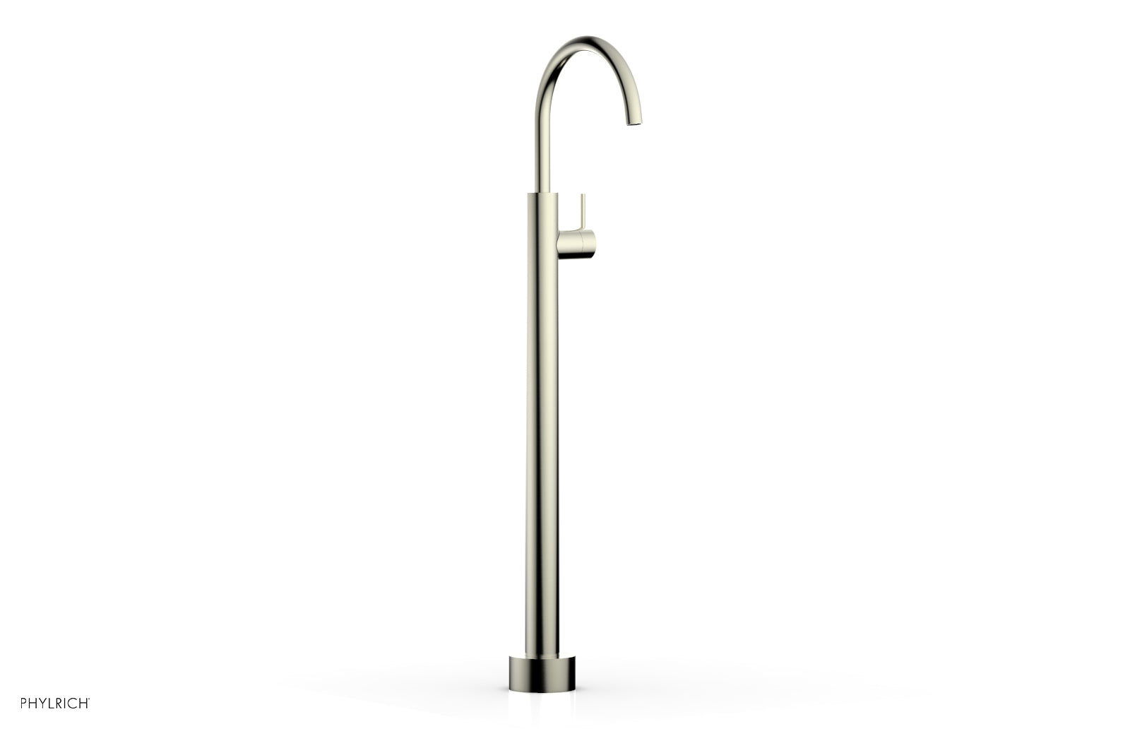 Phylrich BASIC II Tall Floor Mount Tub Filler - Lever Handle