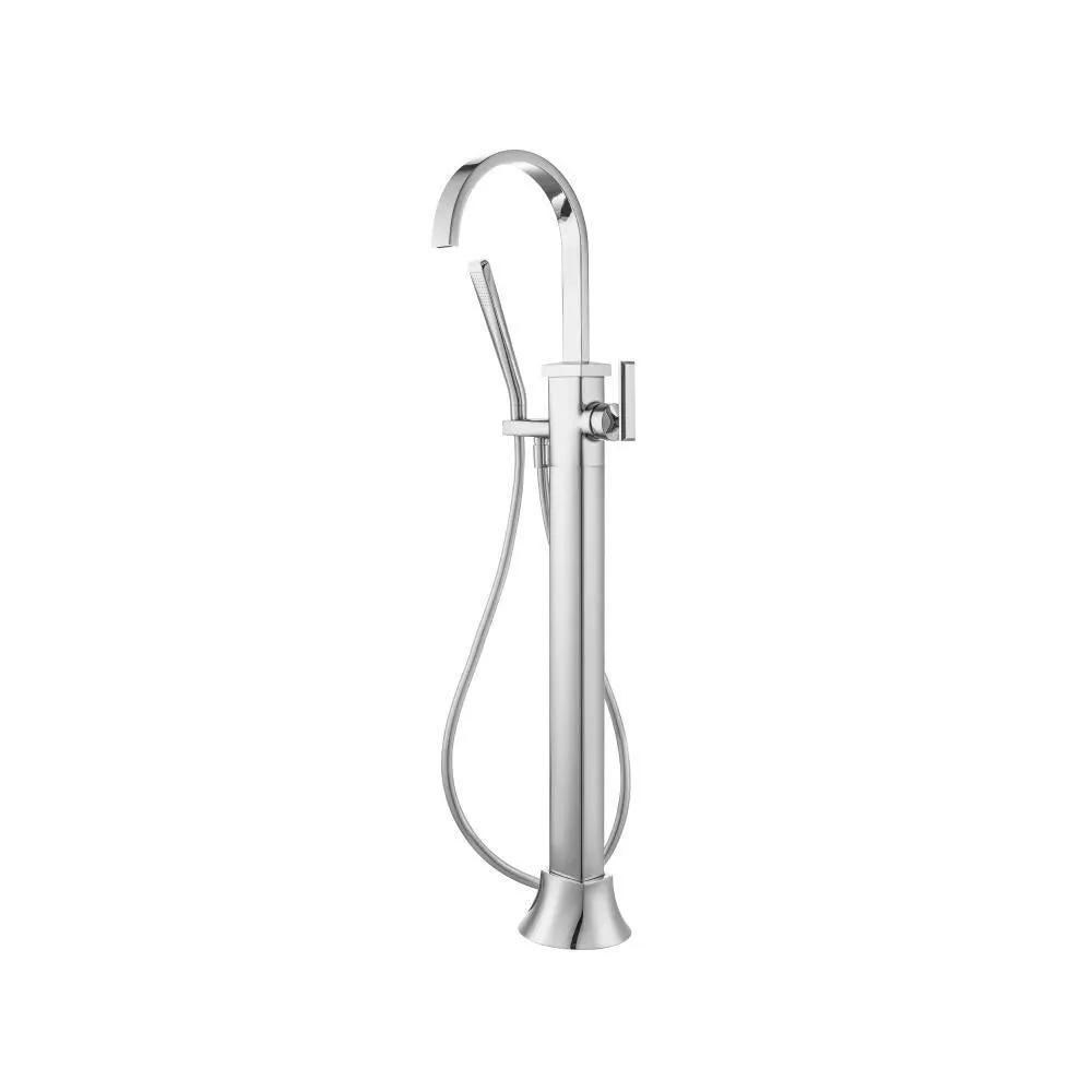chrome tub filler
