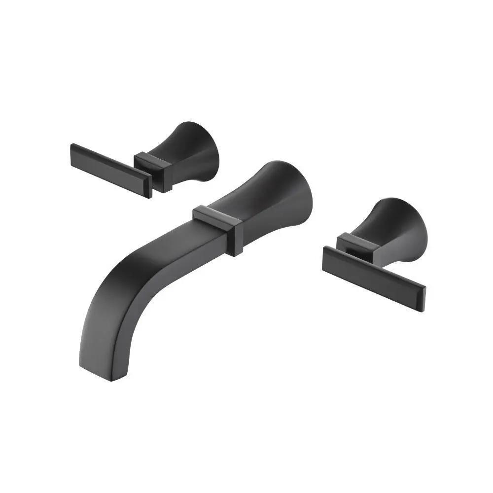 Flusso Serie 230 Trim for Two Handle Wall Mounted Tub Filler by Flusso