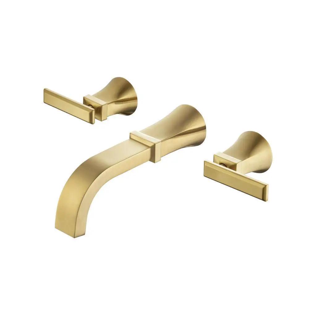 Flusso Serie 230 Two Handle Wall Mounted Bathroom Faucet by Flusso