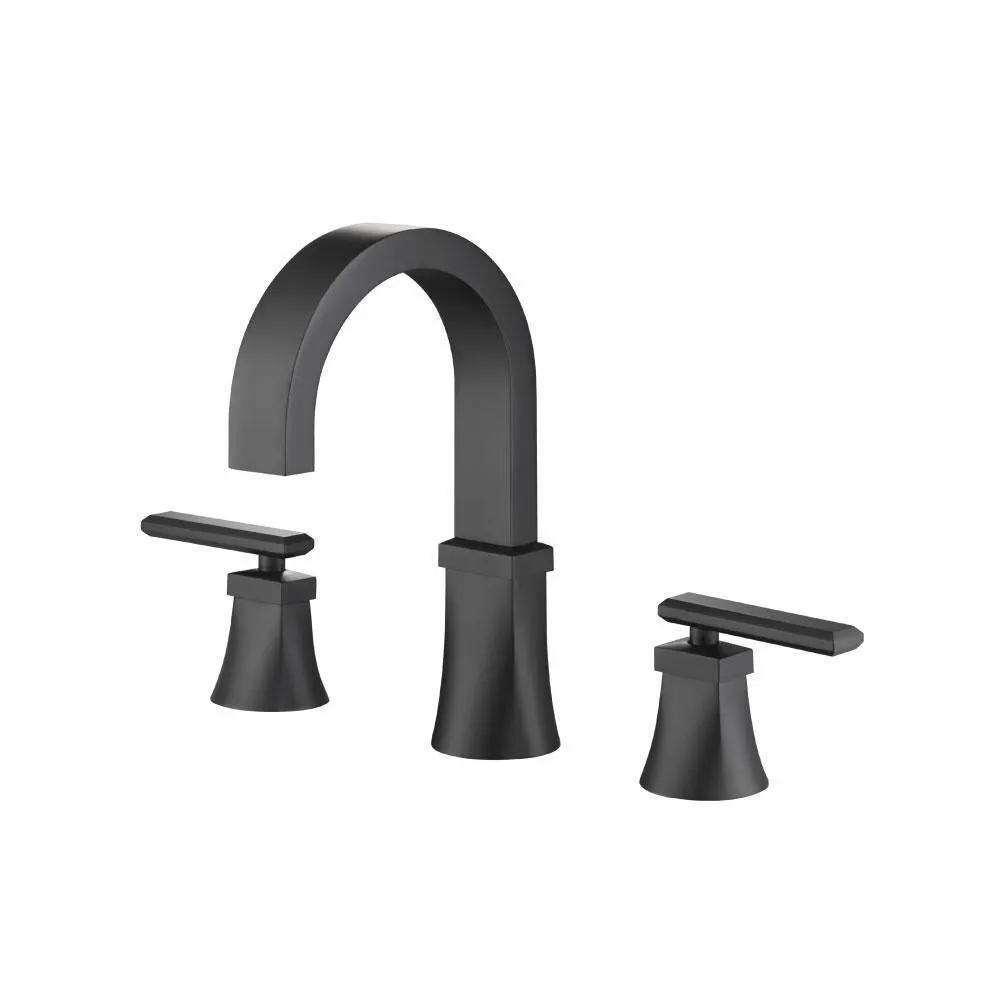 Flusso Serie 230 Three Hole 8" Widespread Two Handle Bathroom Faucet by Flusso