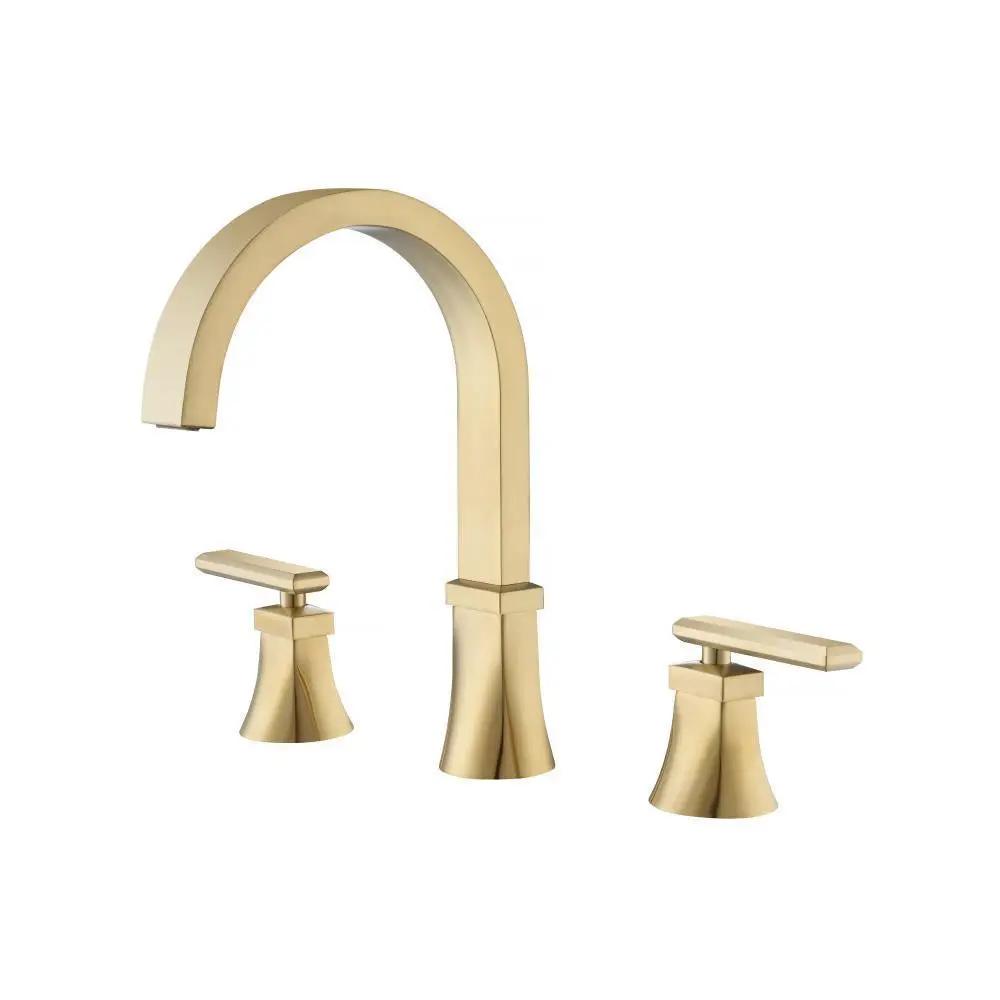 Flusso Serie 230 3 Hole Deck Mount Roman Tub Faucet by Flusso