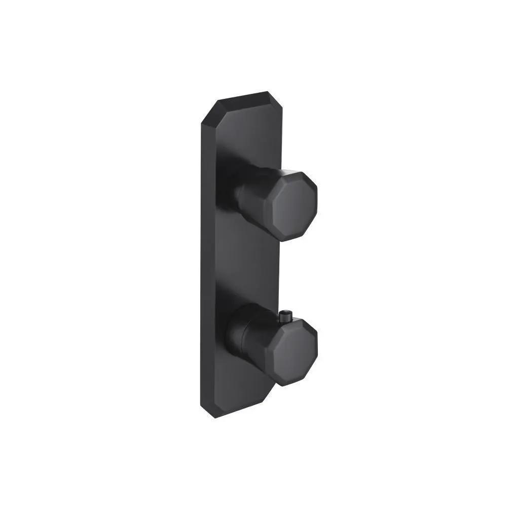 Flusso Serie 230 3/4" Horizontal Thermostatic Shower Valve and Trim - 1- Output by Flusso