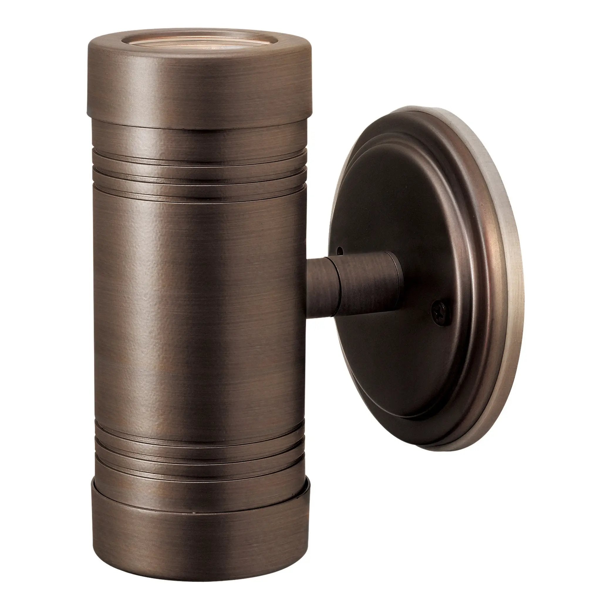 bronze outdoor led wall mount