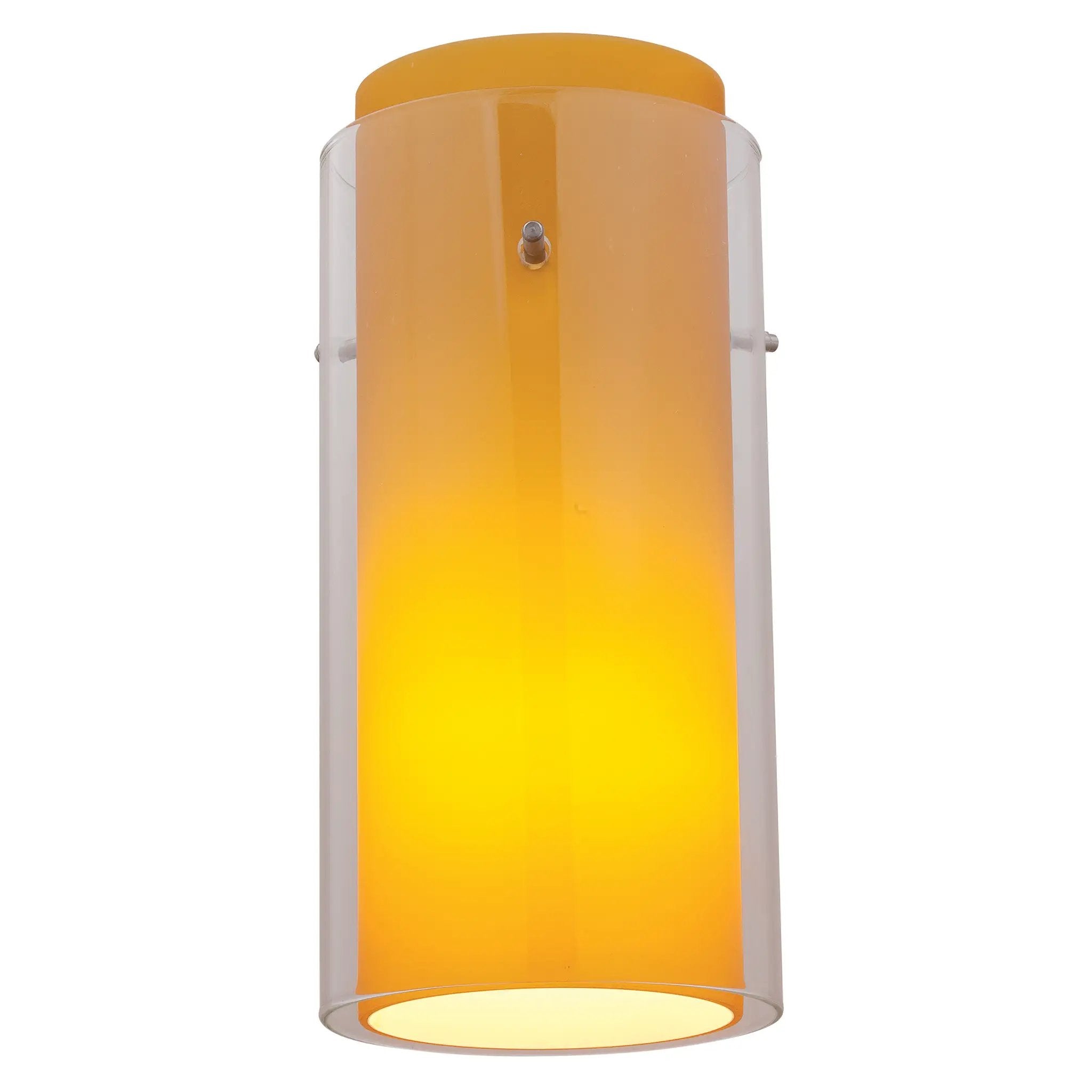 brushed steel glass cylinder