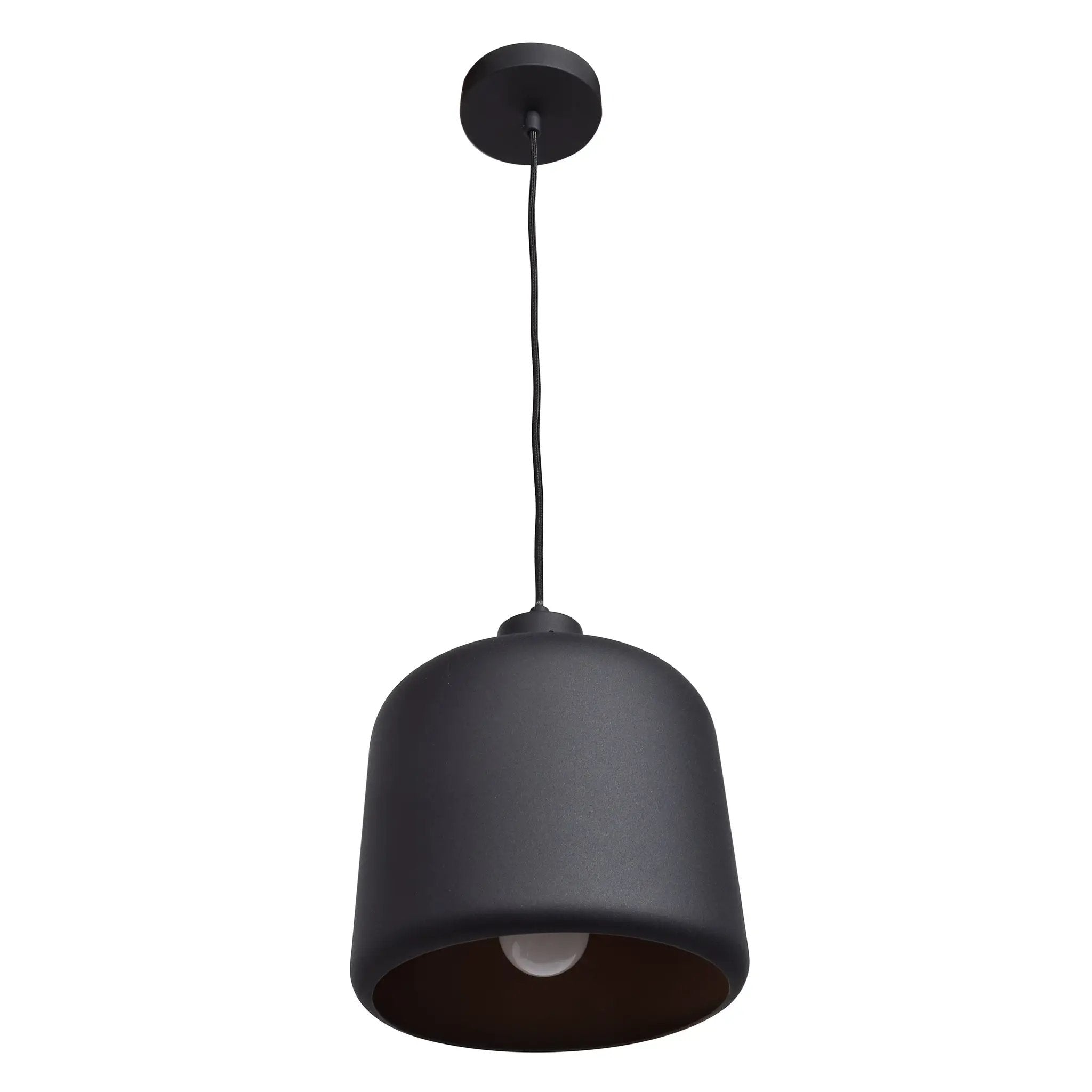 matte black pendant