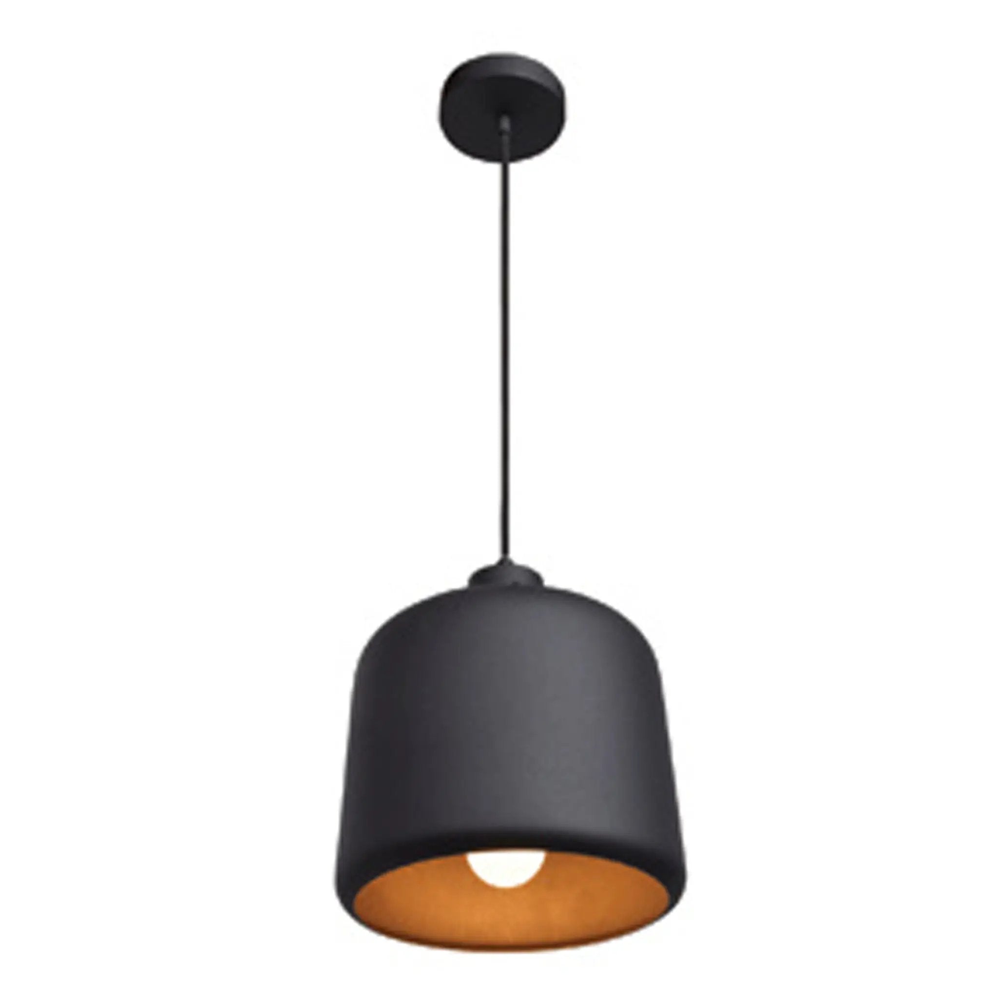 matte black pendant