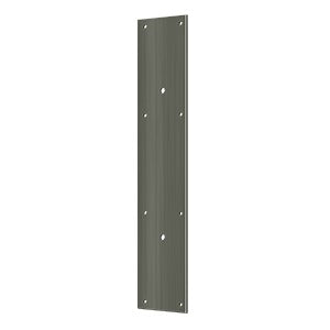 Deltana 20" Push Plate for 10" Door Pull