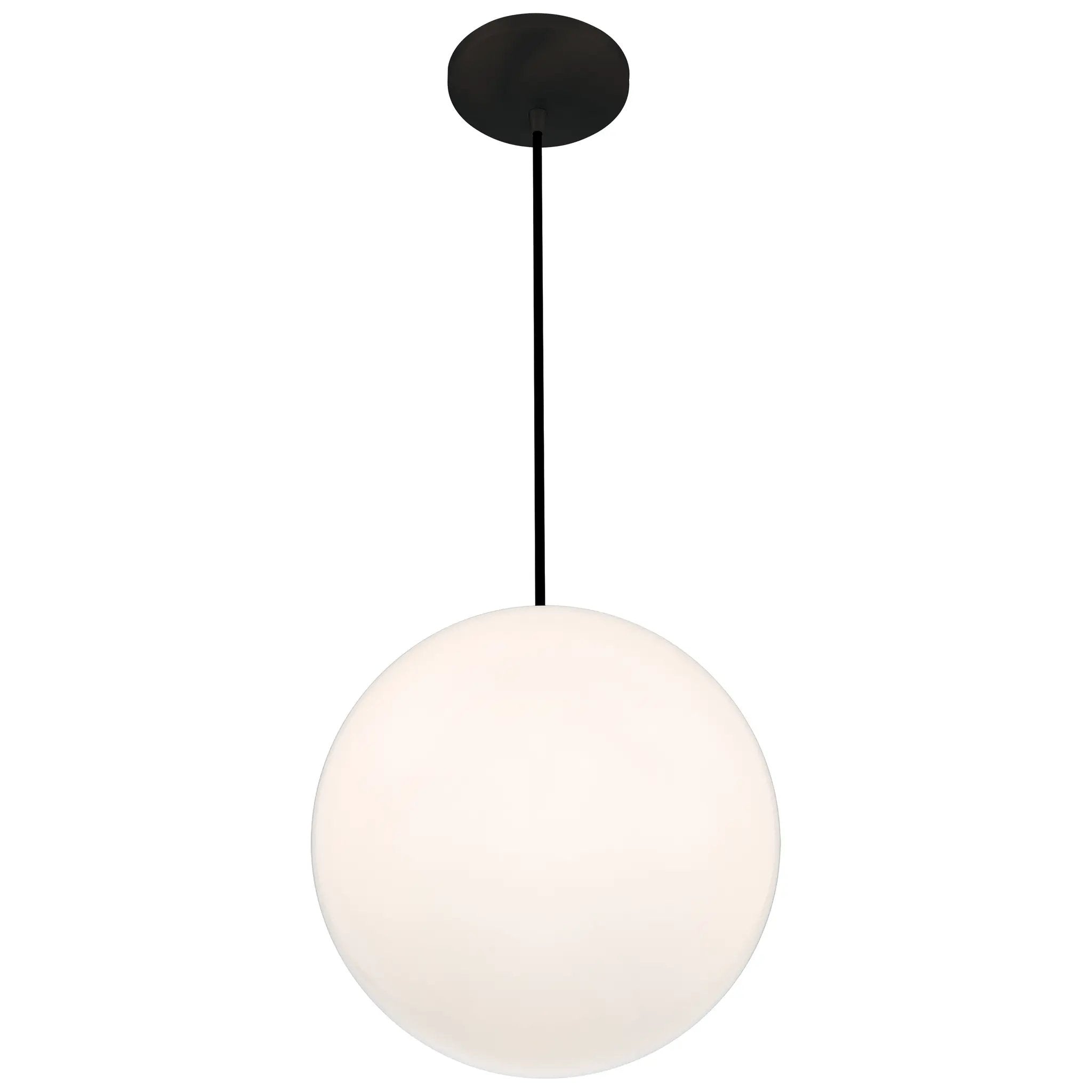 matte black pendant