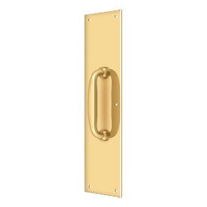 Deltana Push Plate with Handle 3-1/2" x 15 " - Handle 5-1/4"