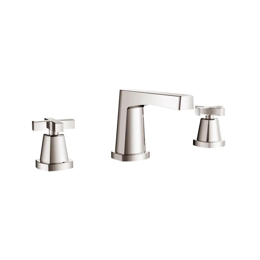 Flusso Serie 240 Three Hole 8" Widespread Two Handle Bathroom Faucet by Flusso