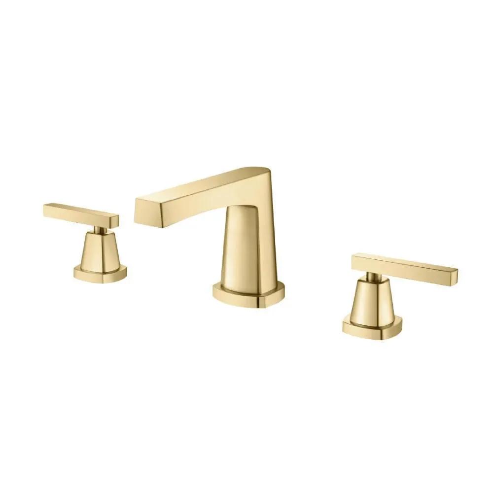 Flusso Serie 240 Three Hole 8" Widespread Two Handle Bathroom Faucet by Flusso
