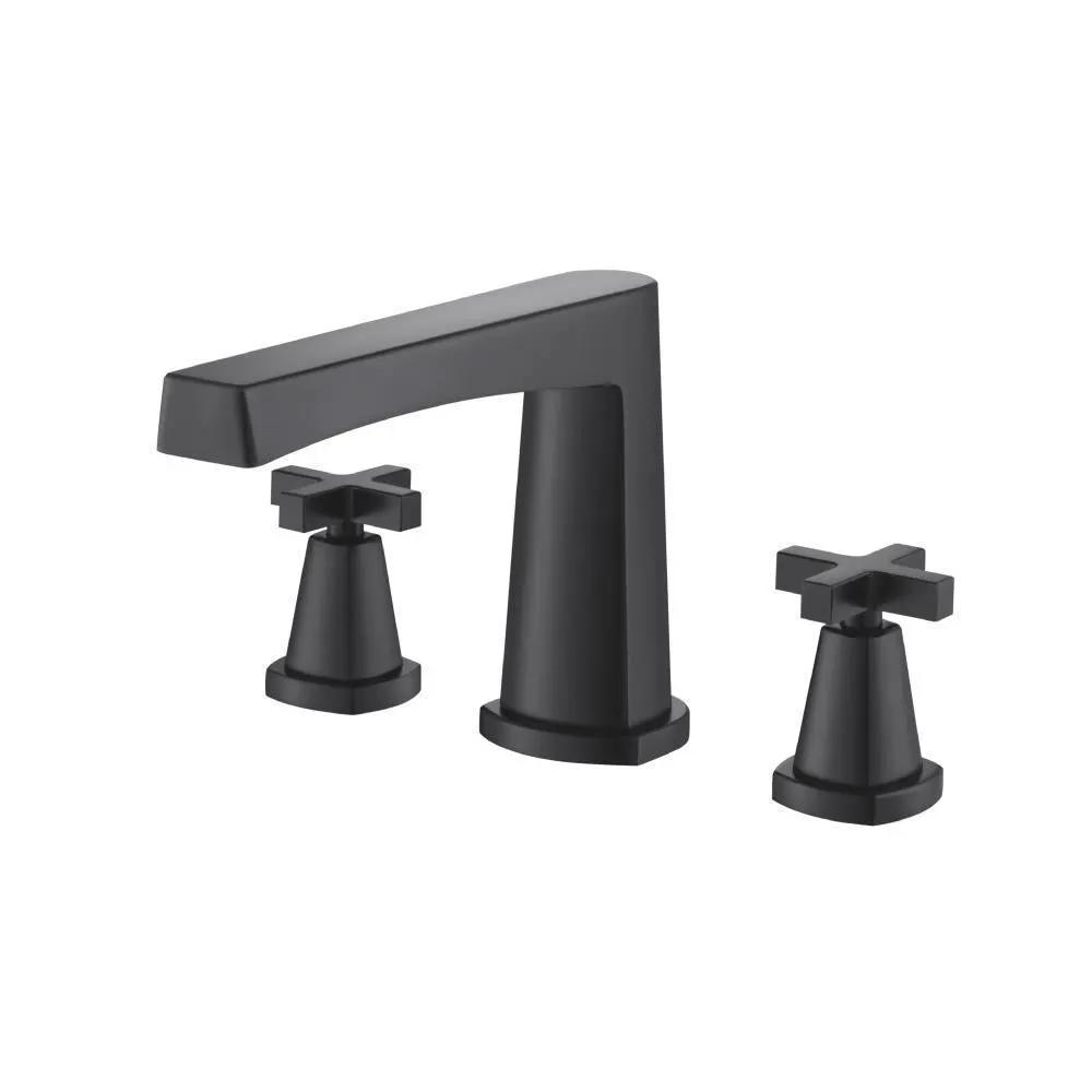 Flusso Serie 240 3 Hole Deck Mount Roman Tub Faucet by Flusso