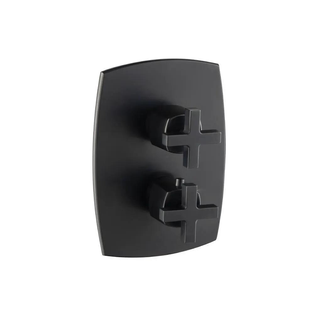Flusso Serie 240 3/4" Thermostatic Shower Valve and Trim - 1 Output by Flusso