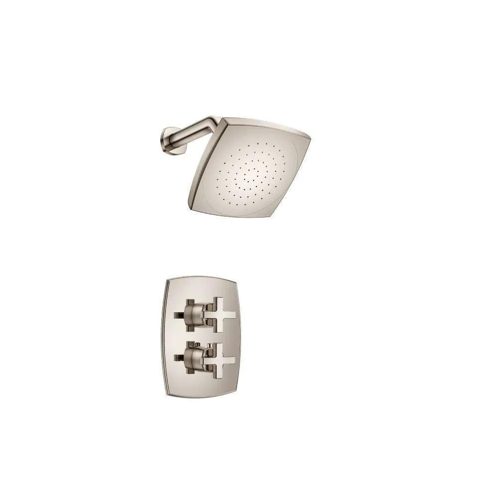 Flusso Serie 240 Single Output Shower Set with Shower Head and Arm by Flusso
