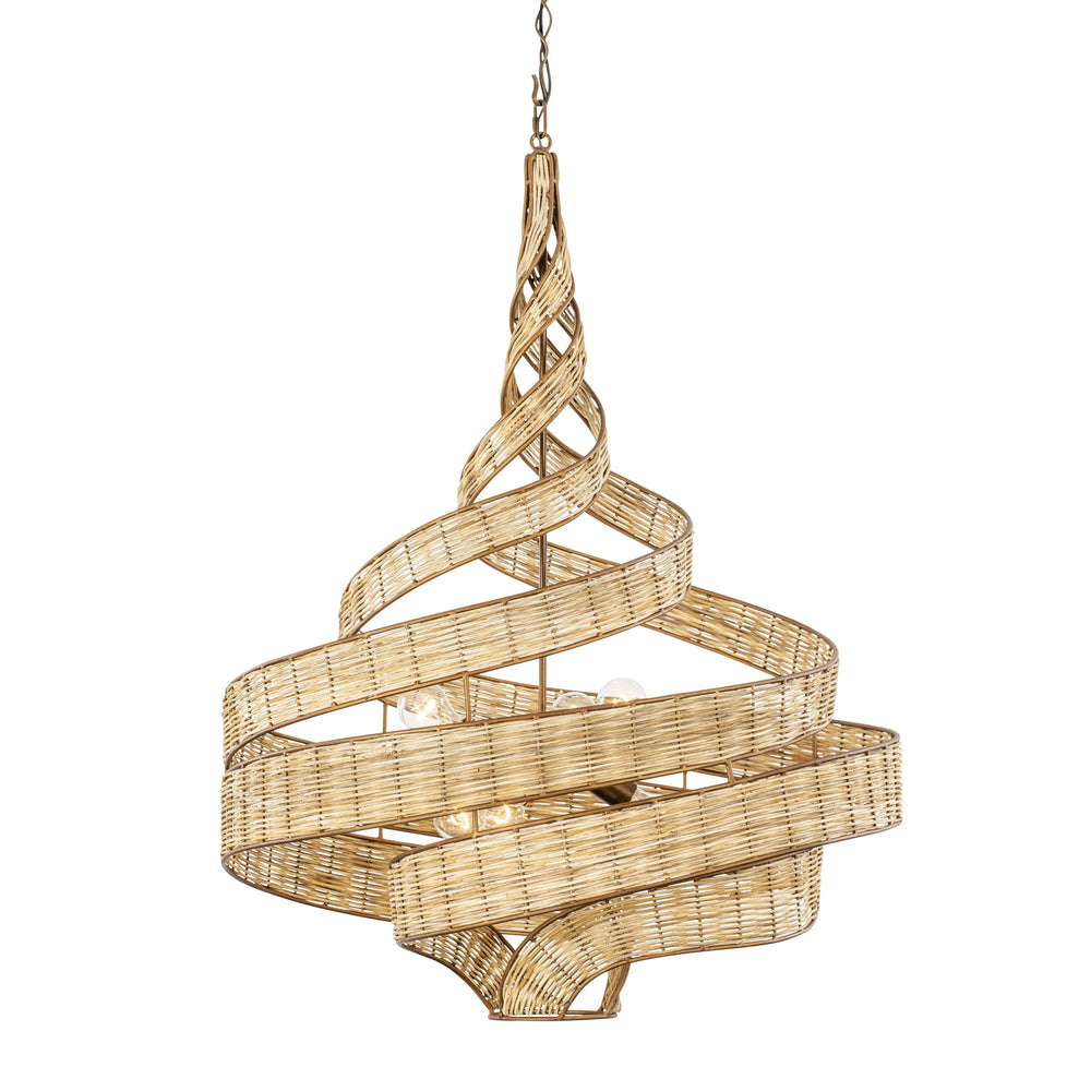 baguette/natural rattan pendant light