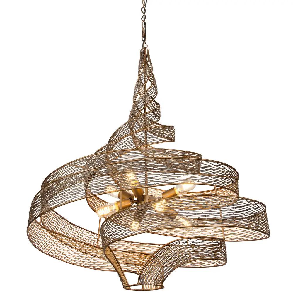 Varaluz Flow 8-Light Twist Pendant by Varaluz