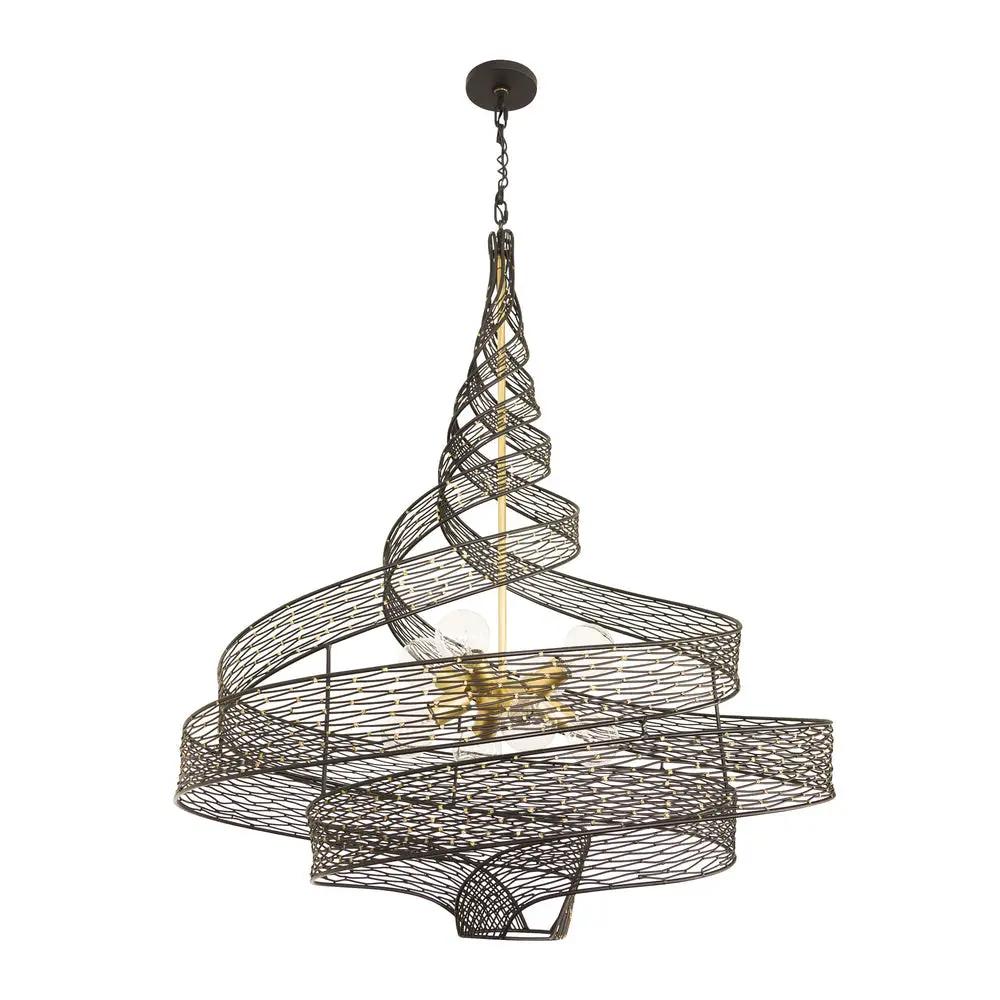 Varaluz Flow 8-Light Twist Pendant by Varaluz