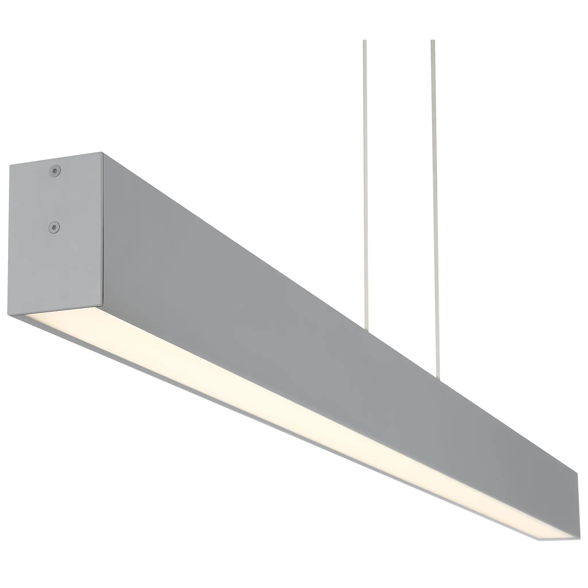 gray dual voltage led linear pendant