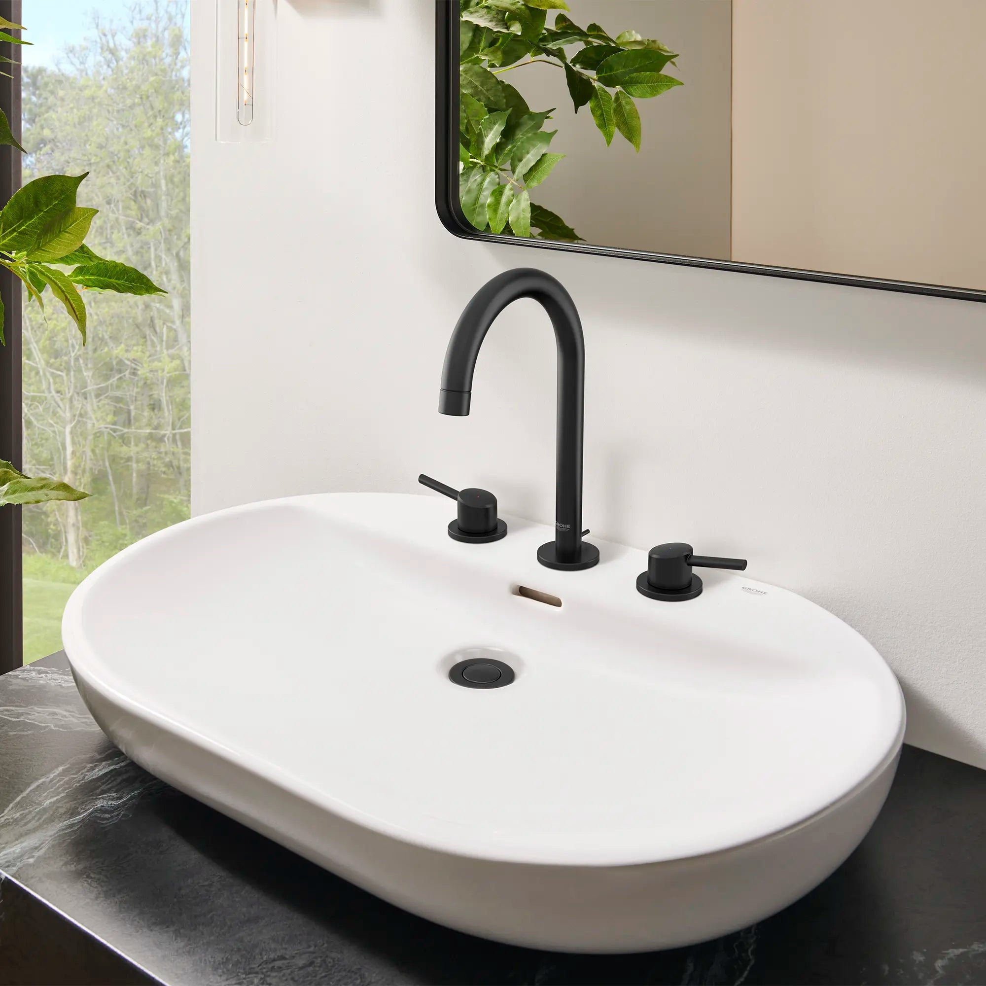 matte black bathroom faucet