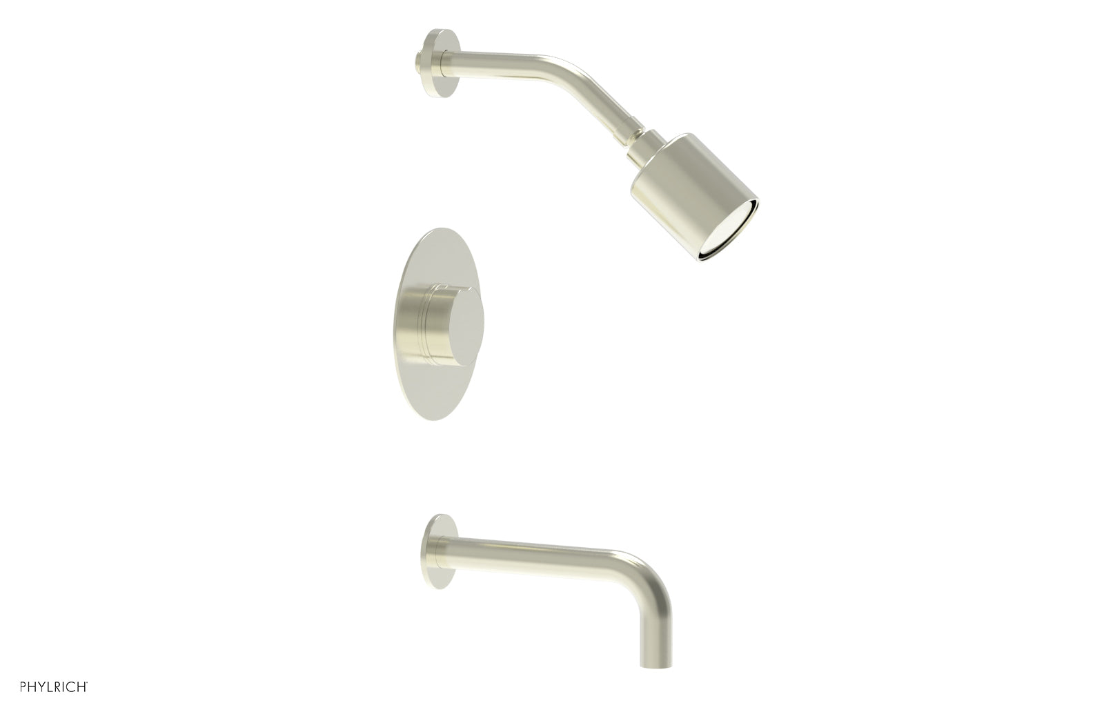 Phylrich CIRC Pressure Balance Tub and Shower Set - Round Handle
