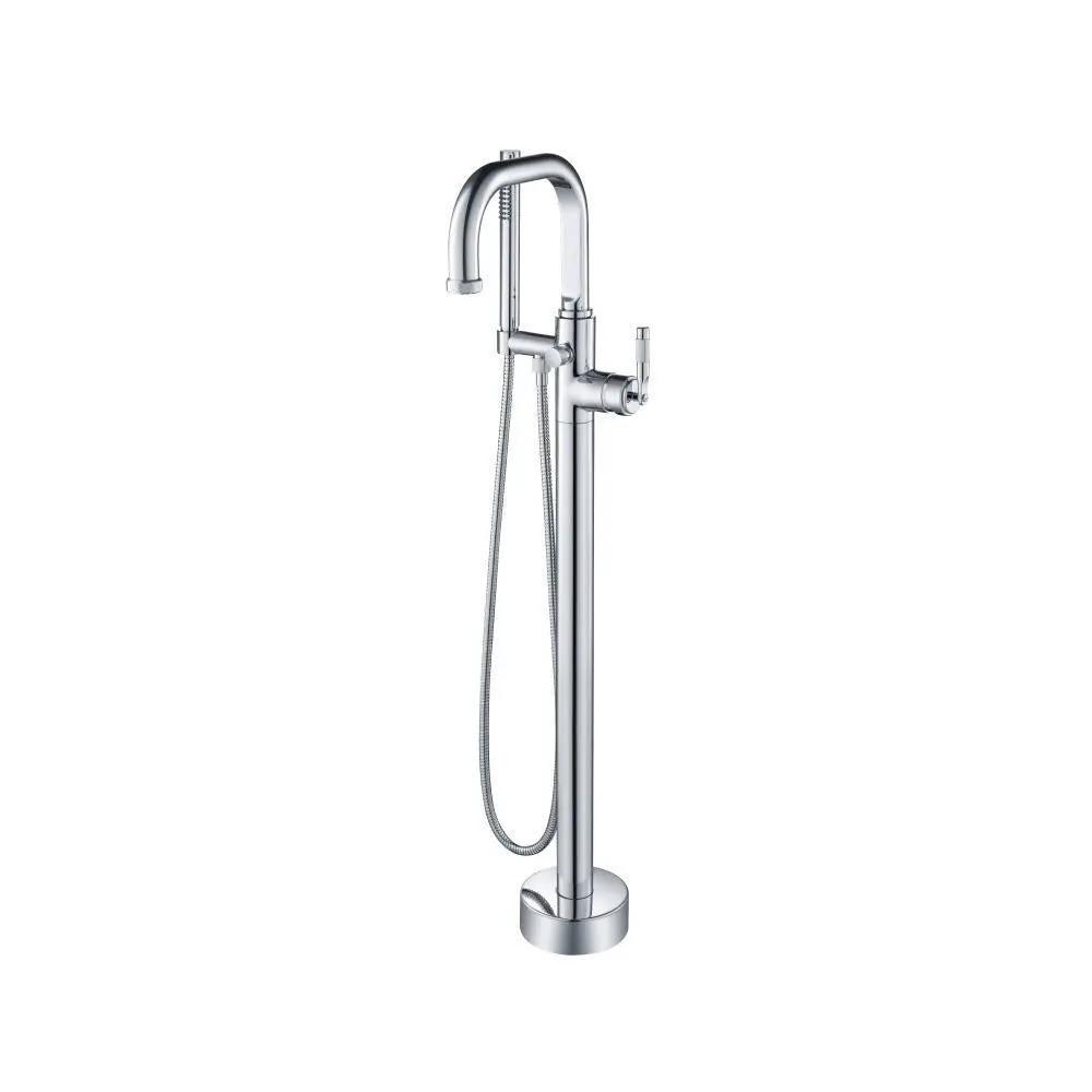 chrome tub filler