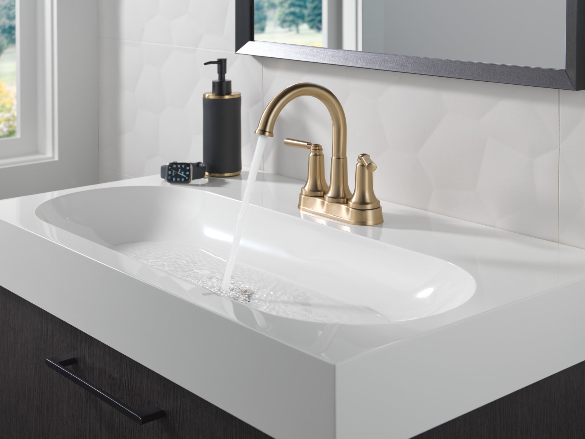 champagne bronze bathroom faucet