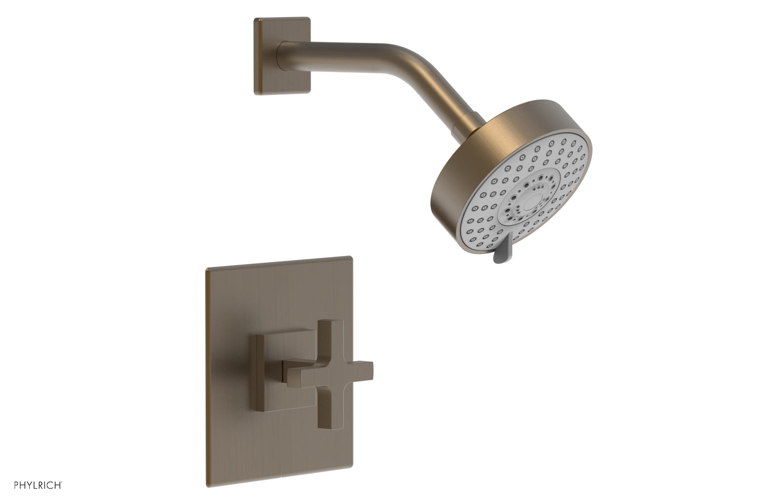 Phylrich CROI Pressure Balance Shower Set - Cross Handle