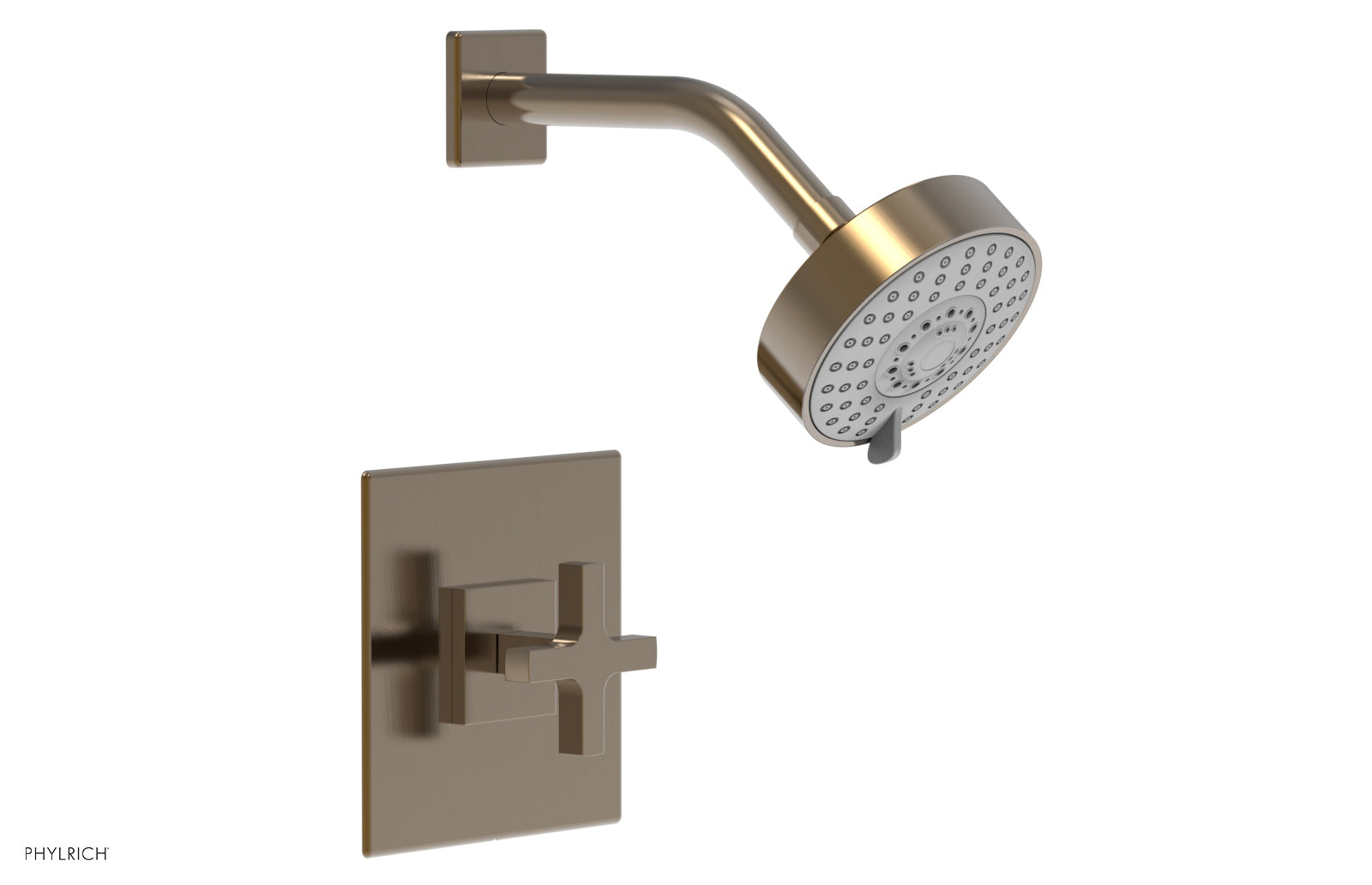 Phylrich CROI Pressure Balance Shower Set - Cross Handle