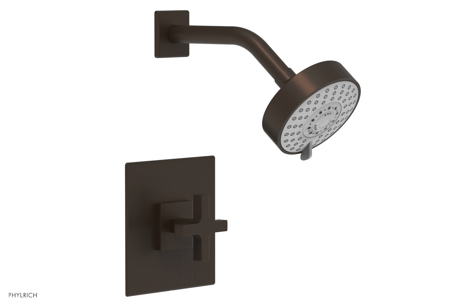 Phylrich CROI Pressure Balance Shower Set - Cross Handle