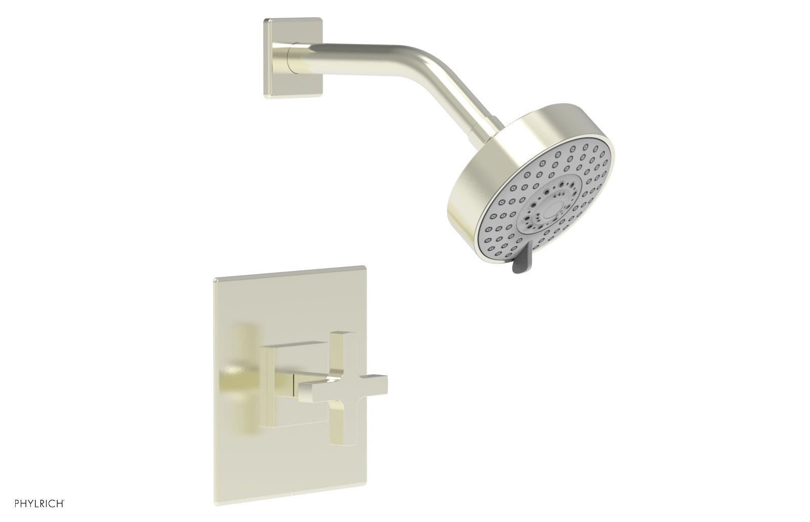 Phylrich CROI Pressure Balance Shower Set - Cross Handle