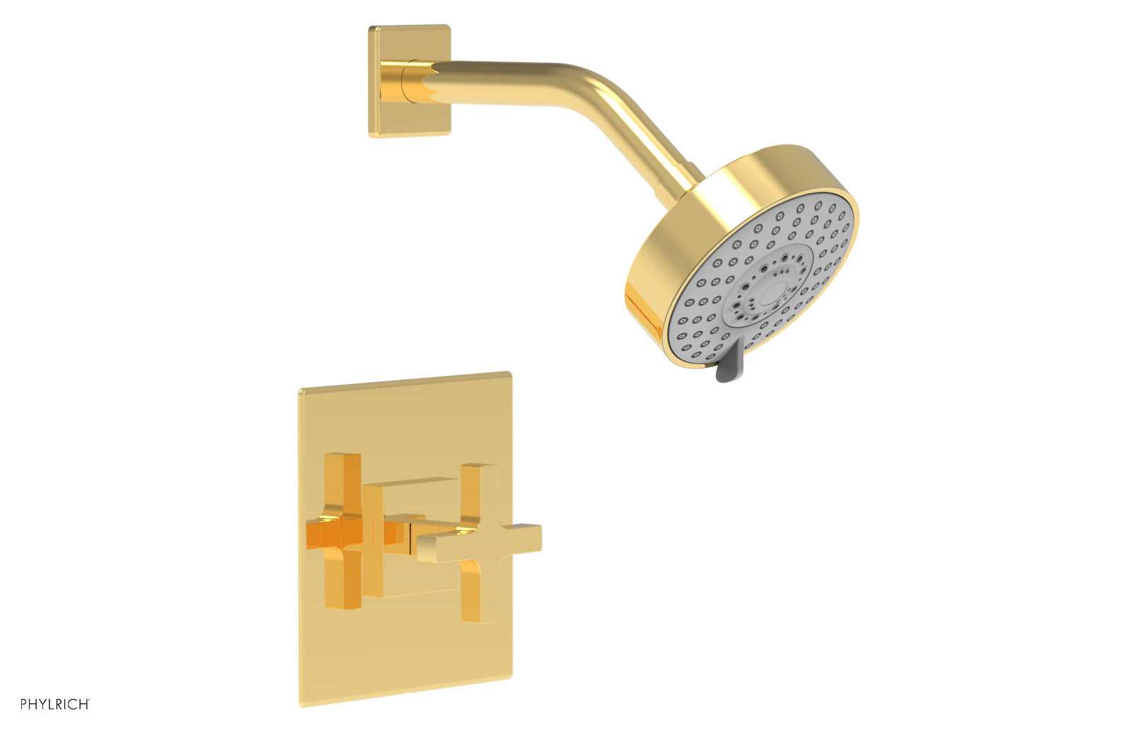 Phylrich CROI Pressure Balance Shower Set - Cross Handle