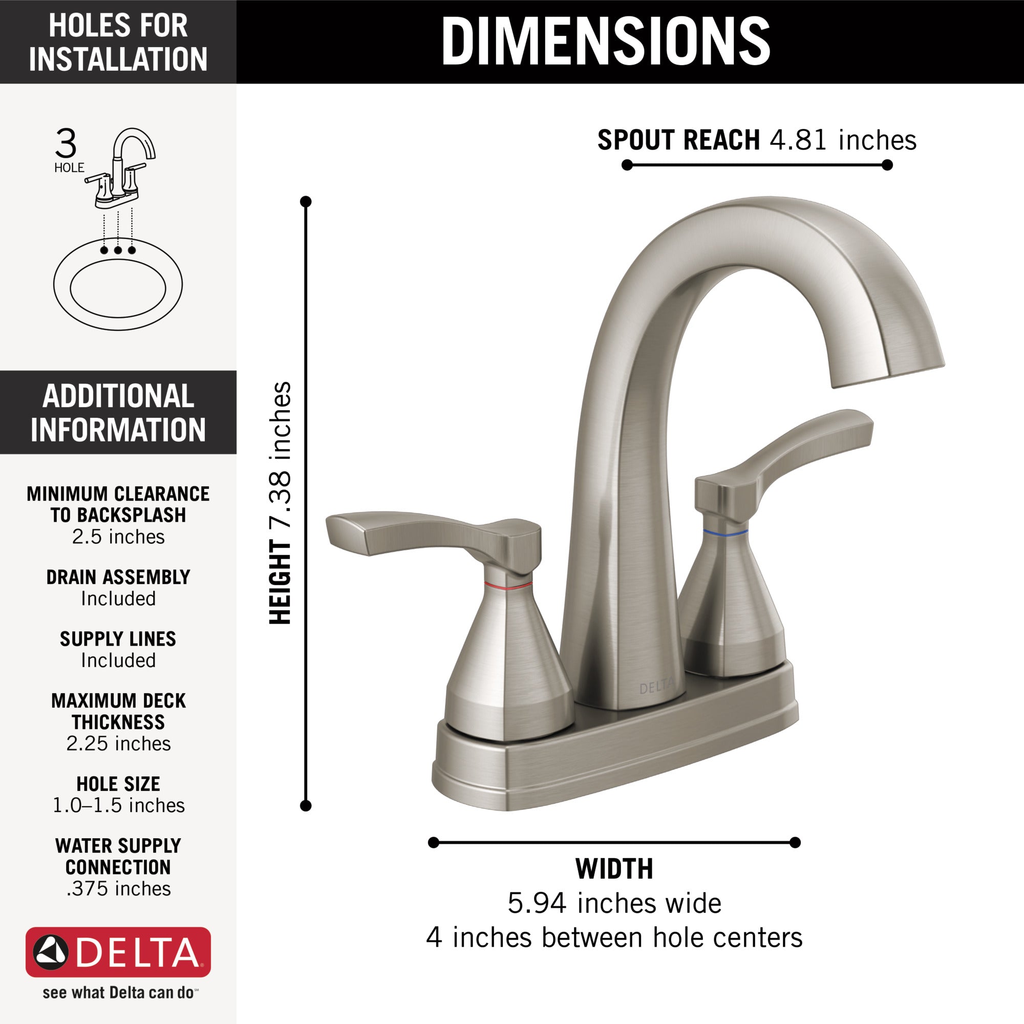 lumicoat stainless bathroom faucet