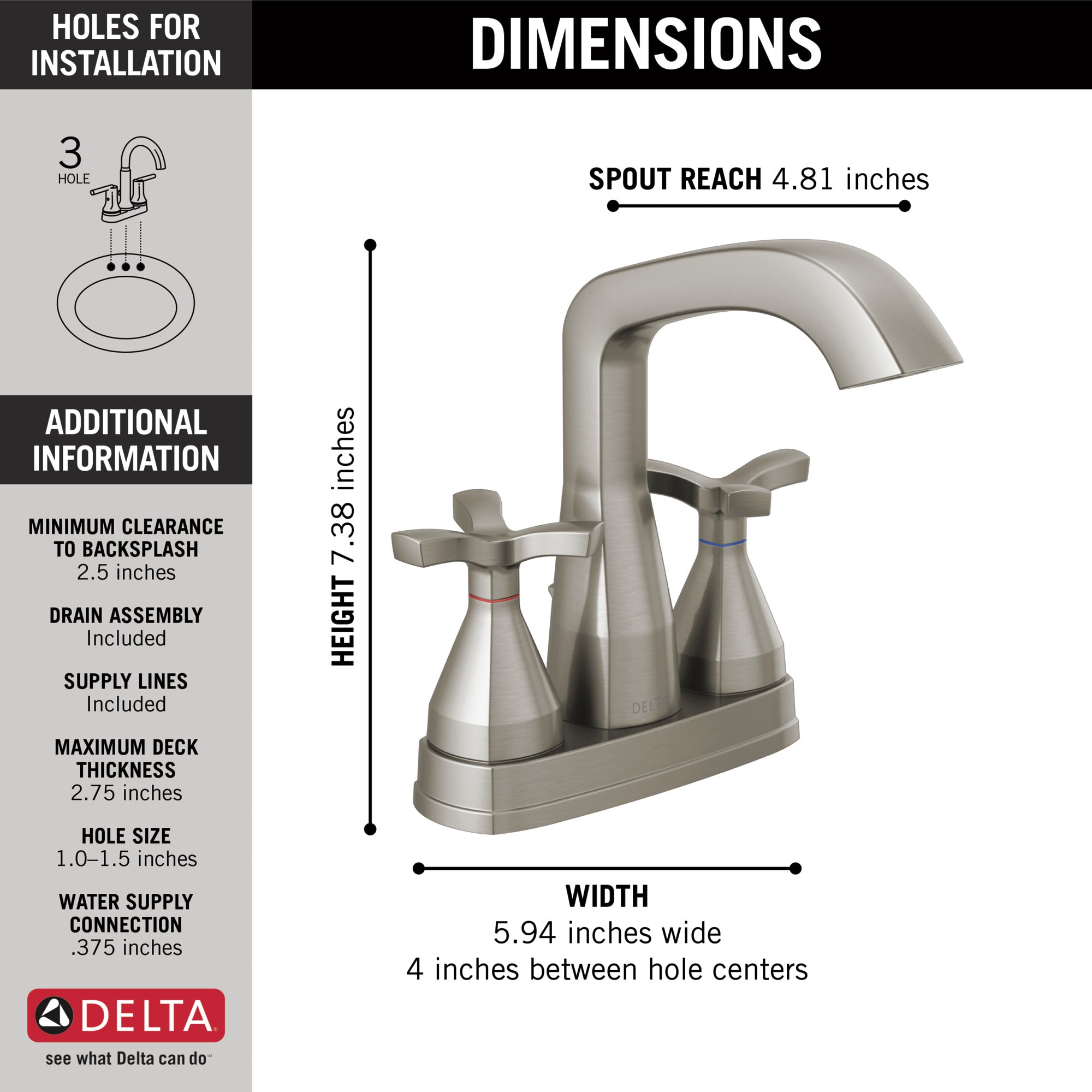 lumicoat stainless bathroom faucet