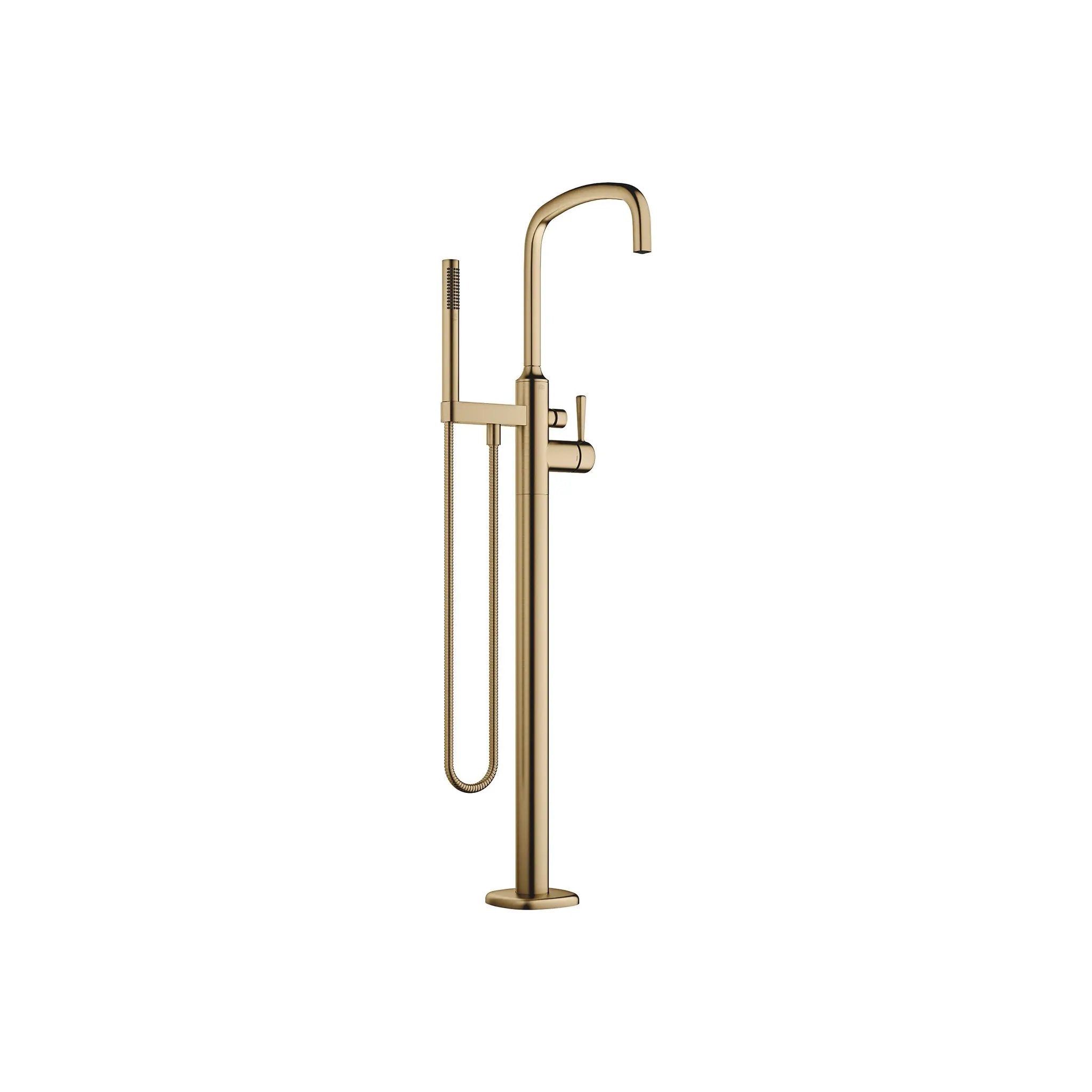 Dornbracht COYA Single-Lever Tub Mixer with Stand Pipe for Freestanding Installation with Hand Shower Set by Dornbracht