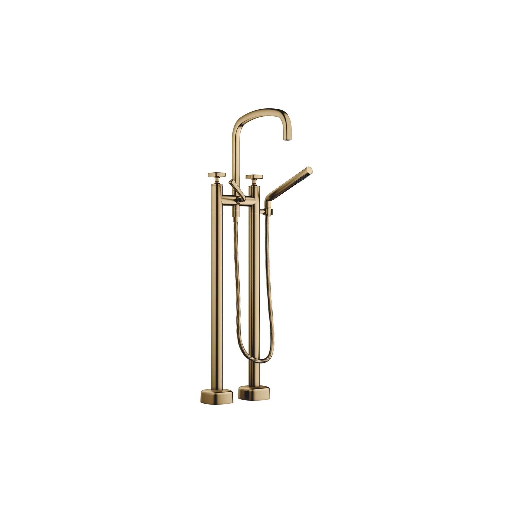 Dornbracht COYA Two-Hole Tub Mixer for Freestanding Installation with Hand Shower Set by Dornbracht