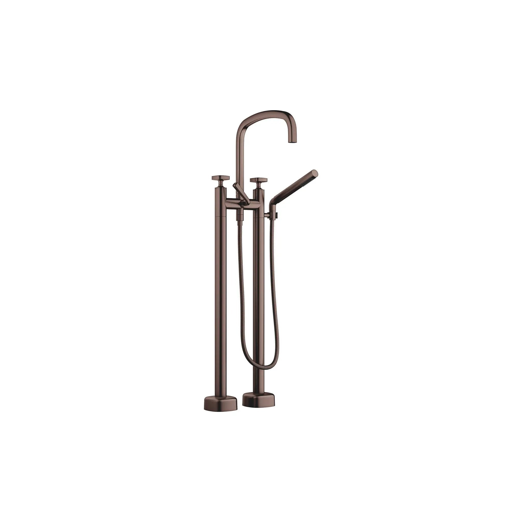 Dornbracht COYA Two-Hole Tub Mixer for Freestanding Installation with Hand Shower Set by Dornbracht