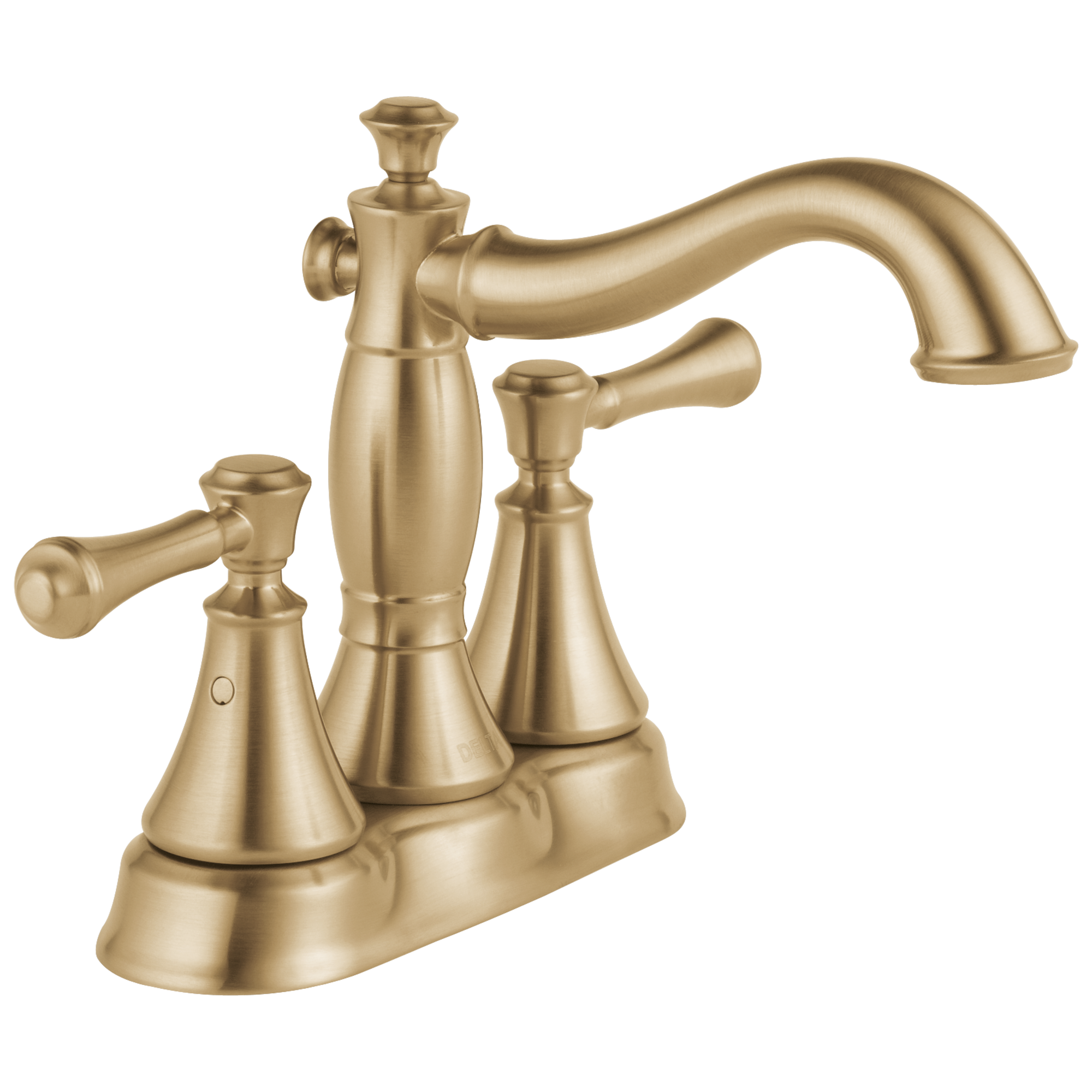 Delta Cassidy Two Handle Centerset Bathroom Faucet - Metal Pop-Up