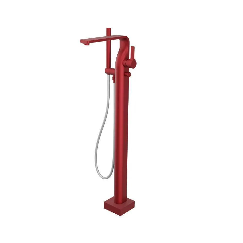 Flusso Serie 260 Freestanding Floor Mount Bathtub / Tub Filler with Hand Shower by Flusso